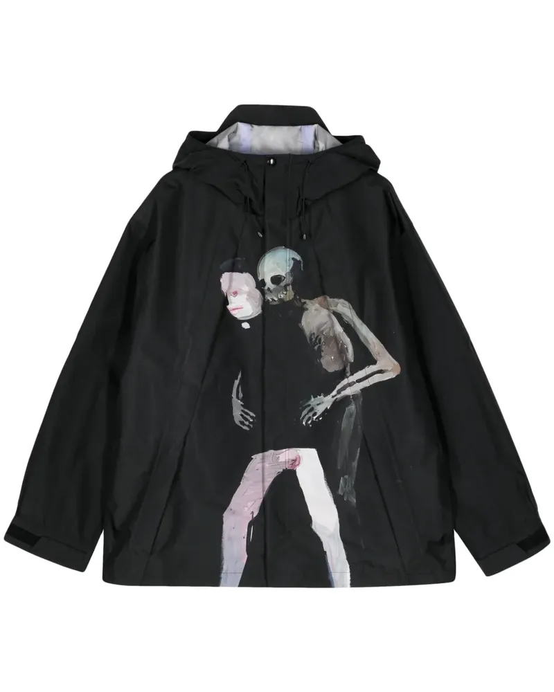 Undercover x Helen Verhoeven Kapuzenjacke - Schwarz Schwarz