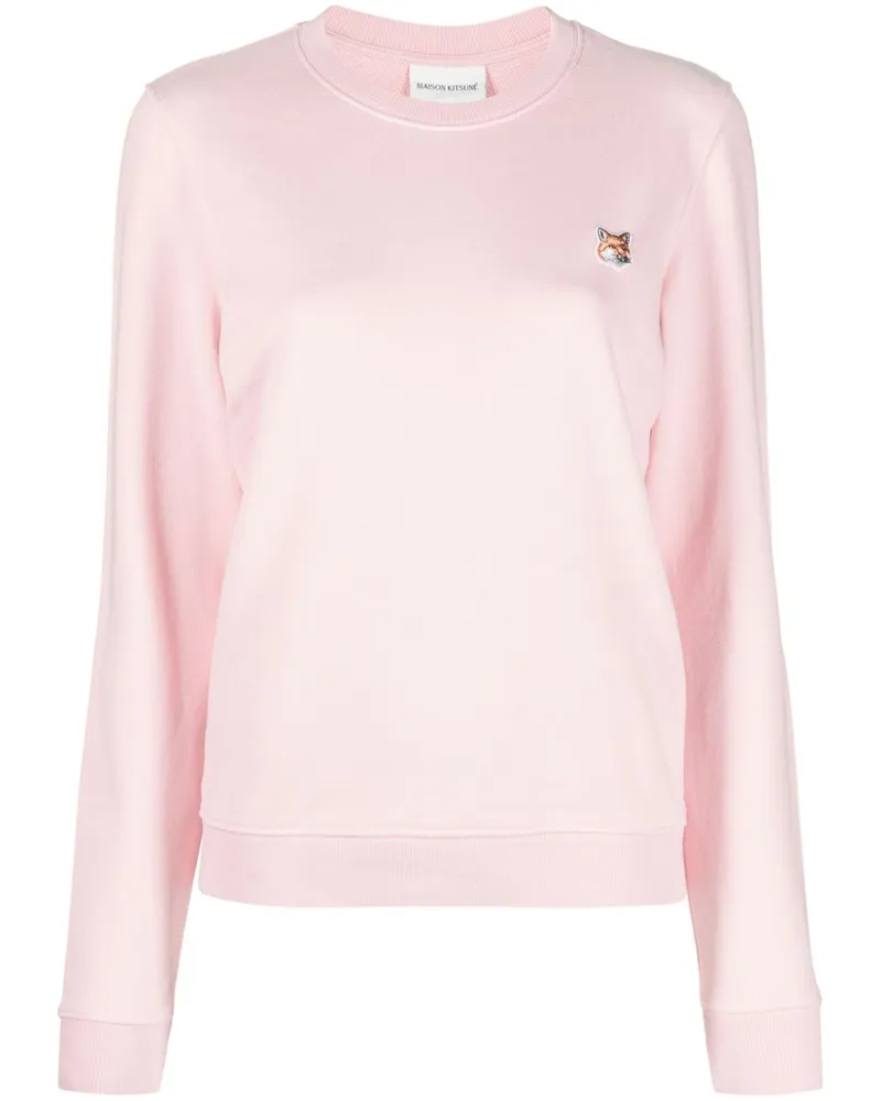 Kitsuné T-Shirt mit Print Rosa
