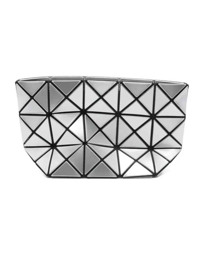Issey Miyake Mini-Tasche mit geometrischem Muster - Silber Silber