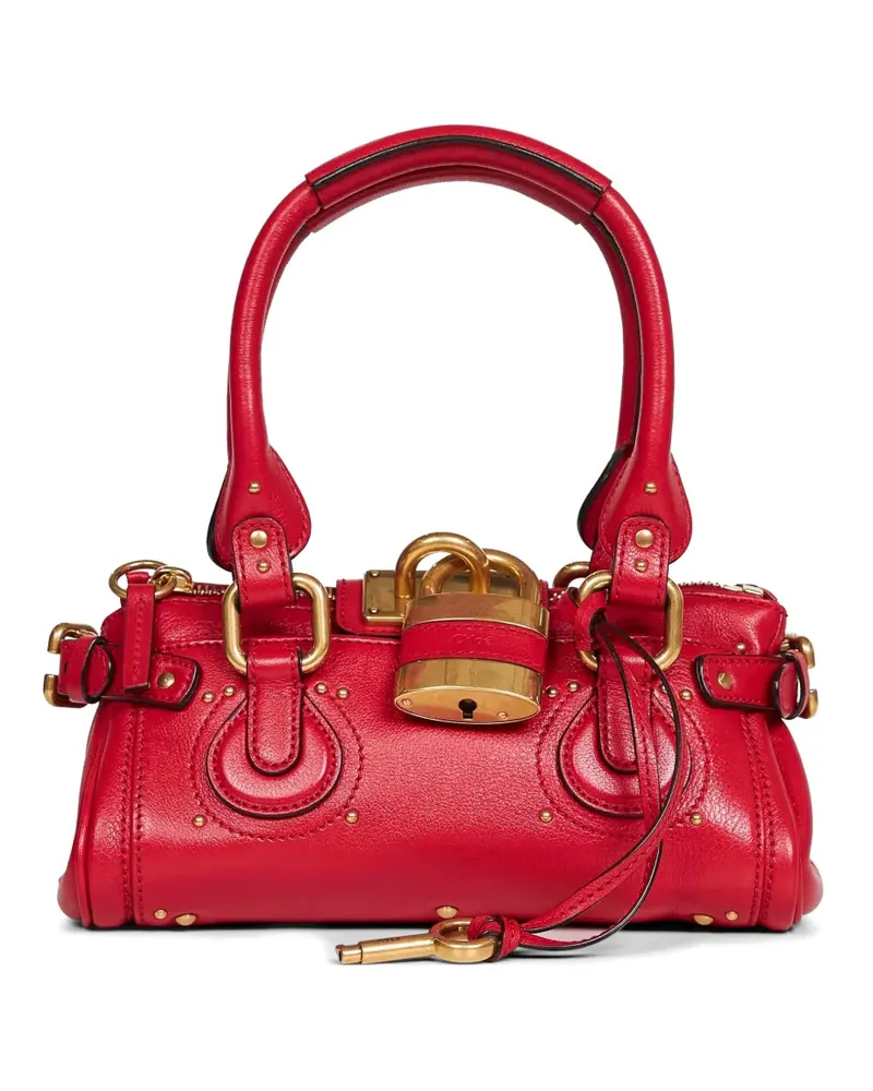 Chloé small Paddington leather shoulder bag - Rot Rot