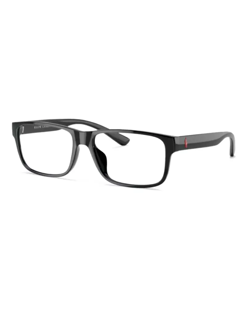 Ralph Lauren Brille mit eckigem Gestell - Schwarz Schwarz