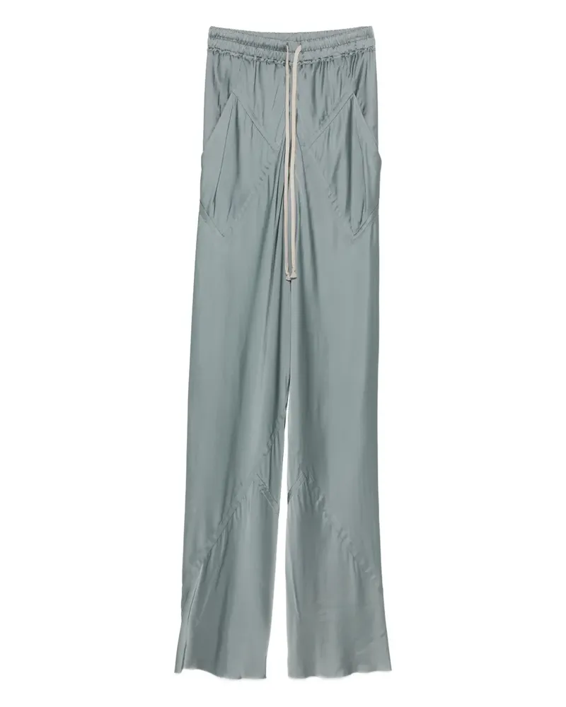 Rick Owens Satinhose mit Kordelzug - Grün Grün