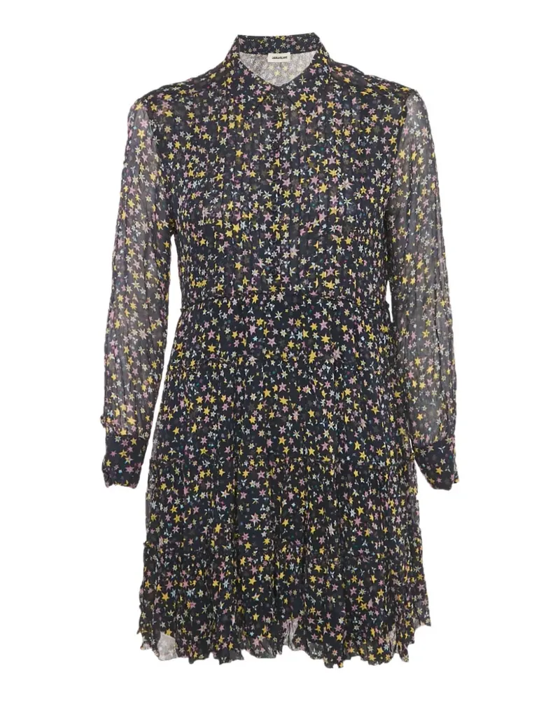 Zadig & Voltaire Rapidy printed mini dress - Blau Blau