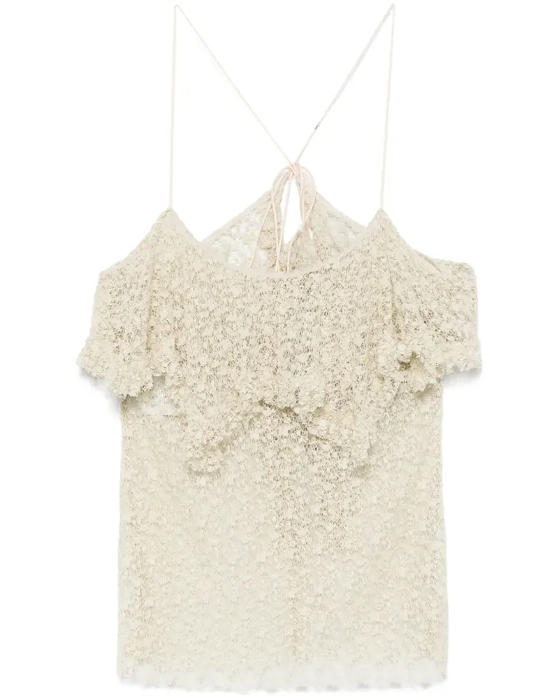 Philosophy Di Lorenzo Serafini Bluse aus Spitze - Nude Nude