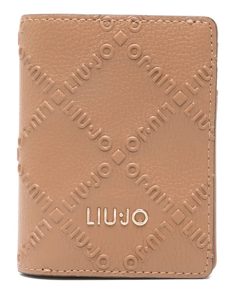 Liu Jo Portemonnaie mit Logo-Prägung - Nude Nude