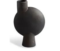 Asymmetrische Vase - Braun