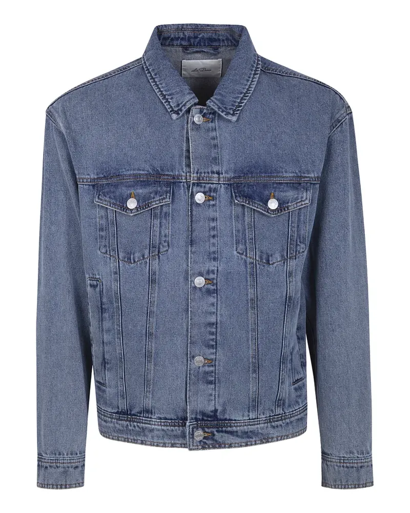 LES DEUX buttoned flap-pocket jacket - Blau Blau