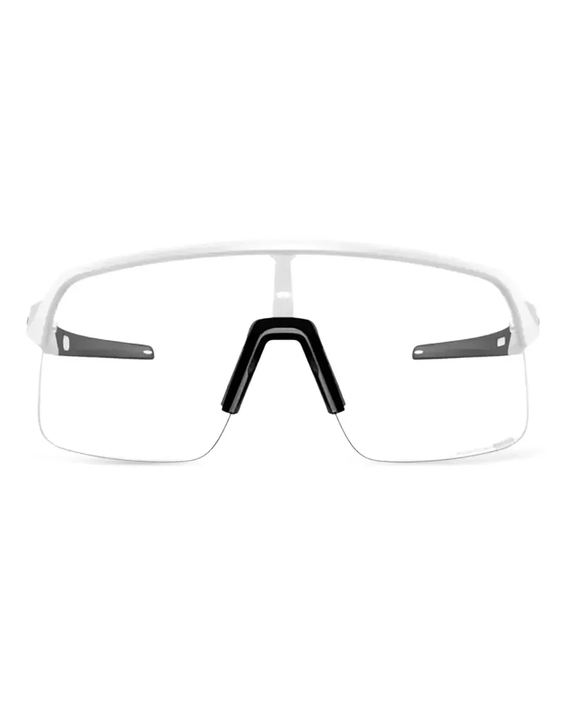 Oakley Sutro Lite Sonnenbrille mit Shield-Gestell - Weiß Weiß