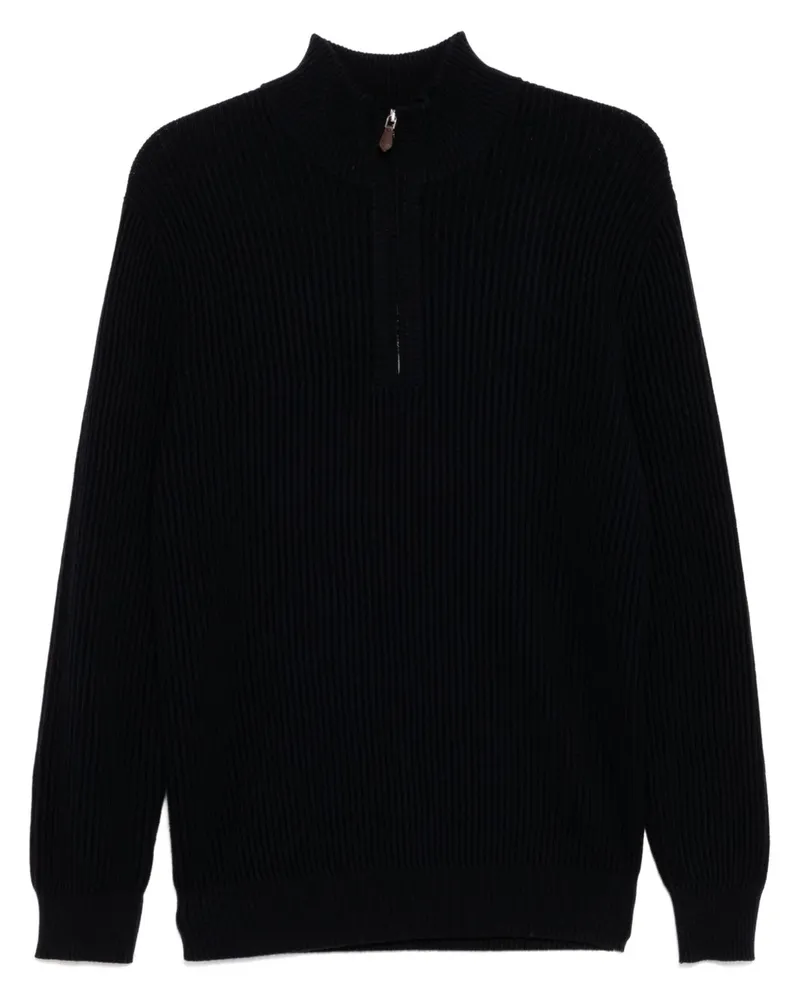 N.Peal Fisherman Pullover - Blau Blau