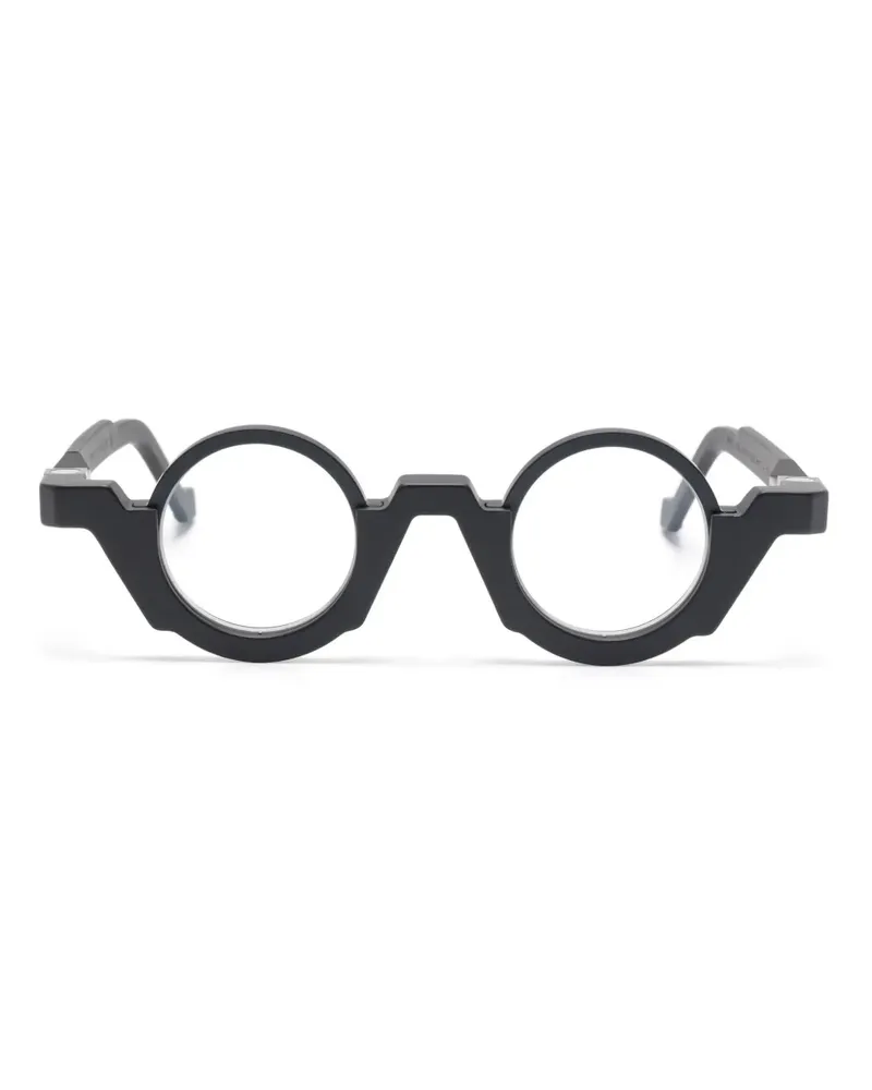 VAVA EYEWEAR Brille mit rundem Gestell - Schwarz Schwarz