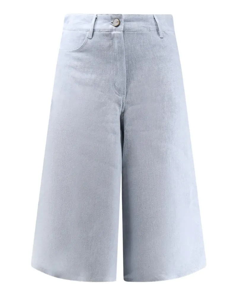 ALYSI wide-leg shorts - Blau Blau