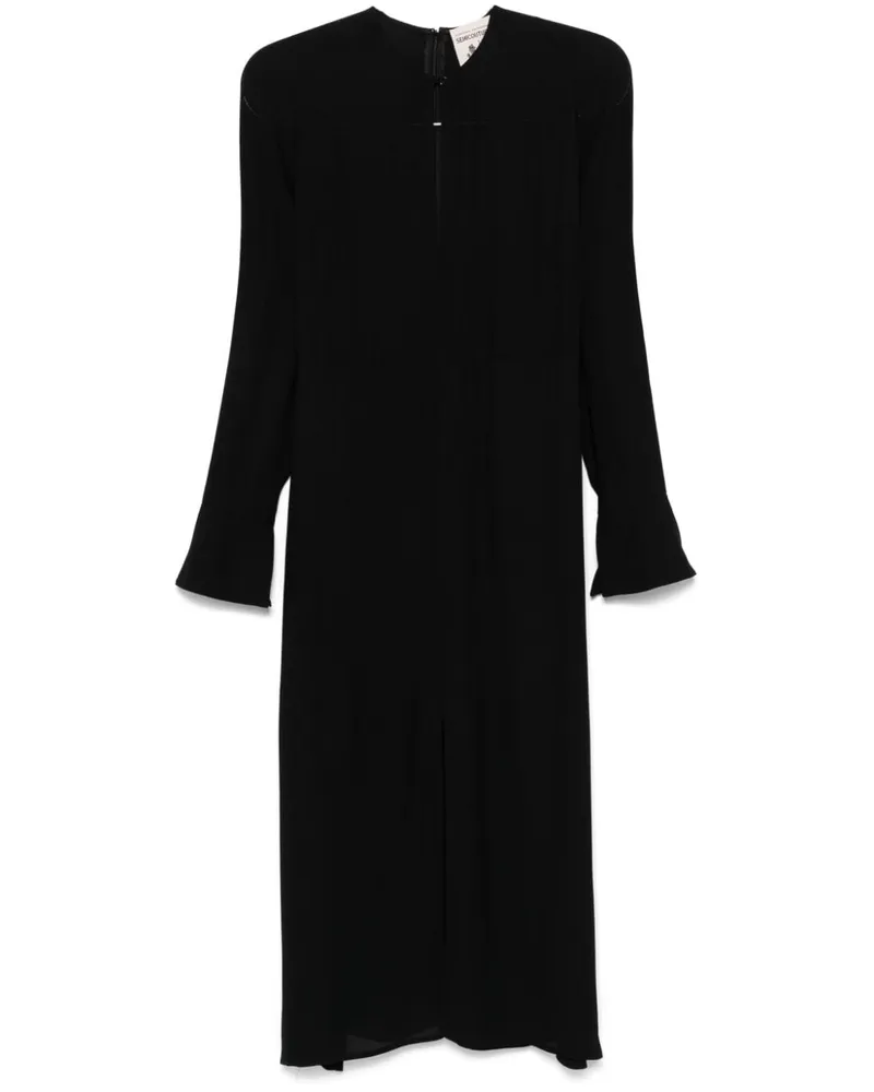 Semicouture Apolline Midikleid - Schwarz Schwarz