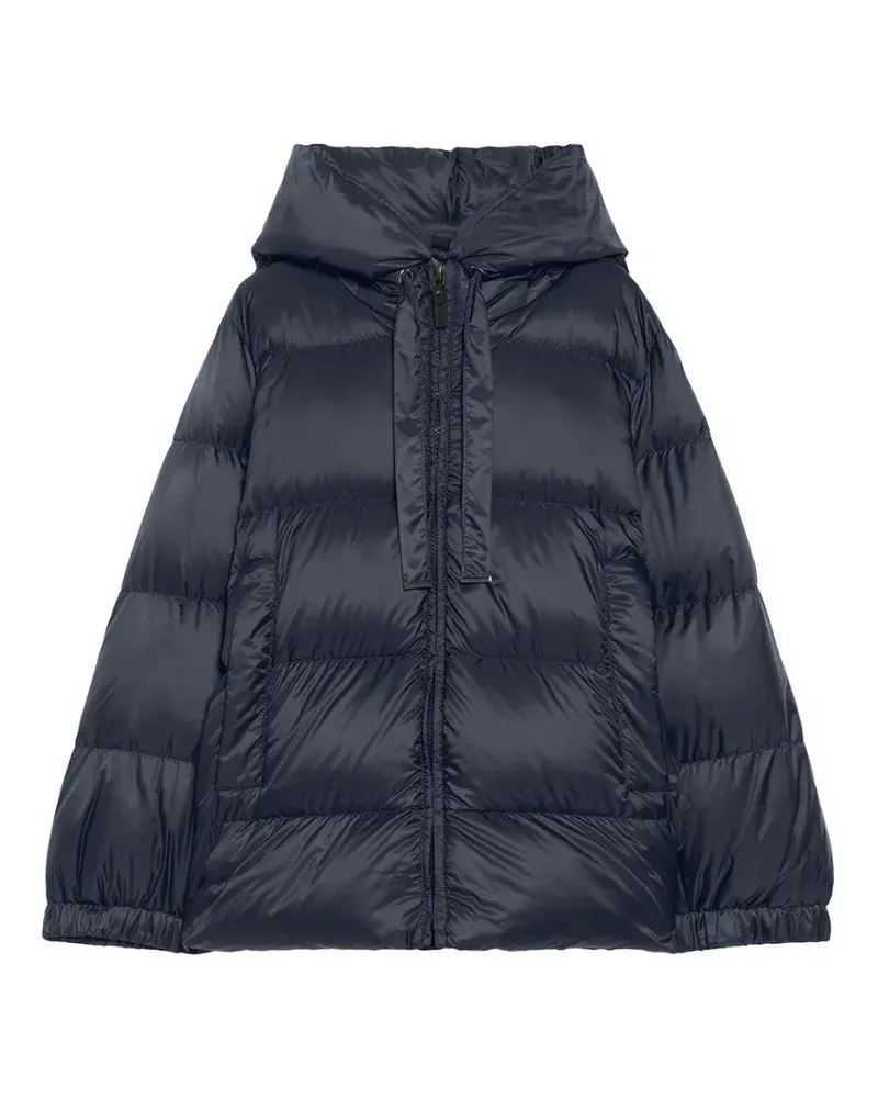Max Mara Wasserabweisende Daunenjacke - Blau Blau