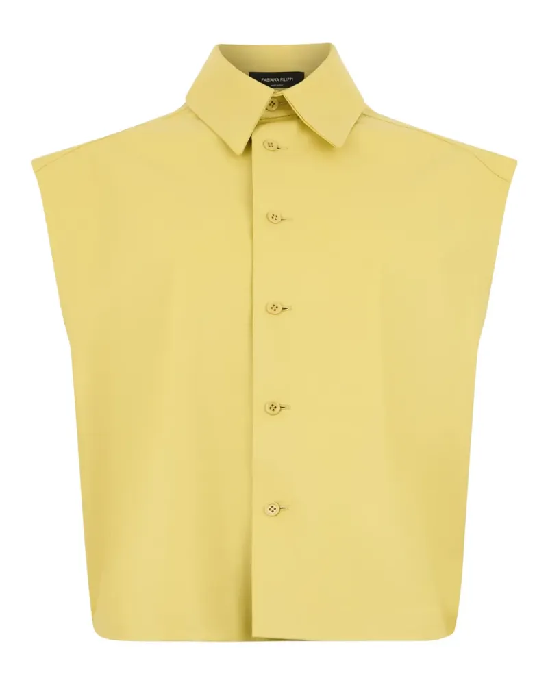 Fabiana Filippi buttoned point-collar shirt - Gelb Gelb