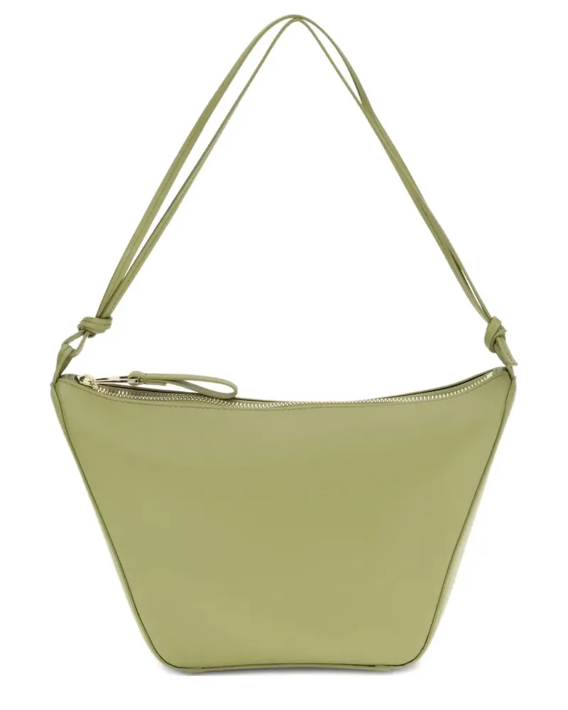 Loewe Mini Hammock Schultertasche mit Riemen - Grün Grün