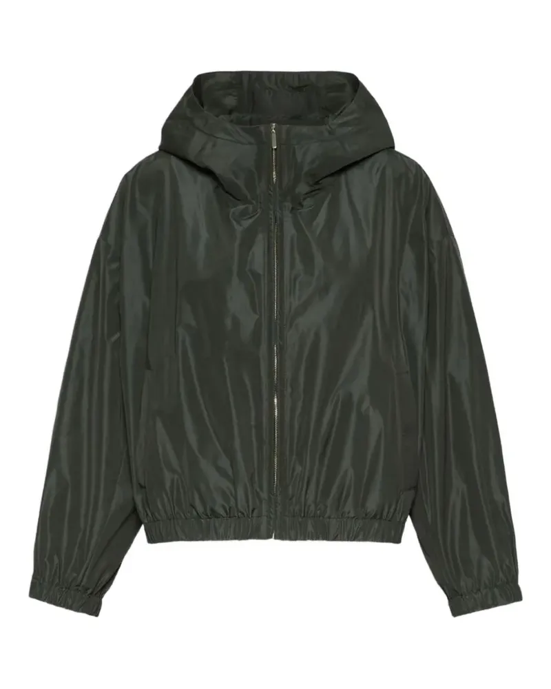 Max Mara hooded Eliseo raincoat - Grün Grün