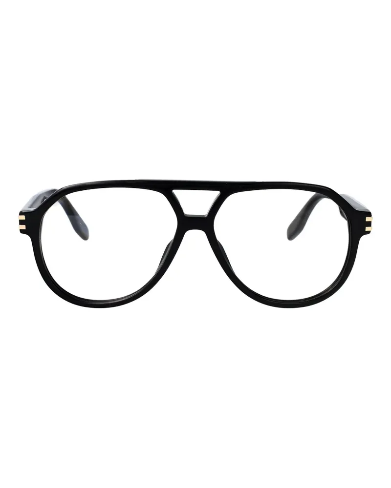 Marc Jacobs metal-detail pilot frames - Schwarz Schwarz