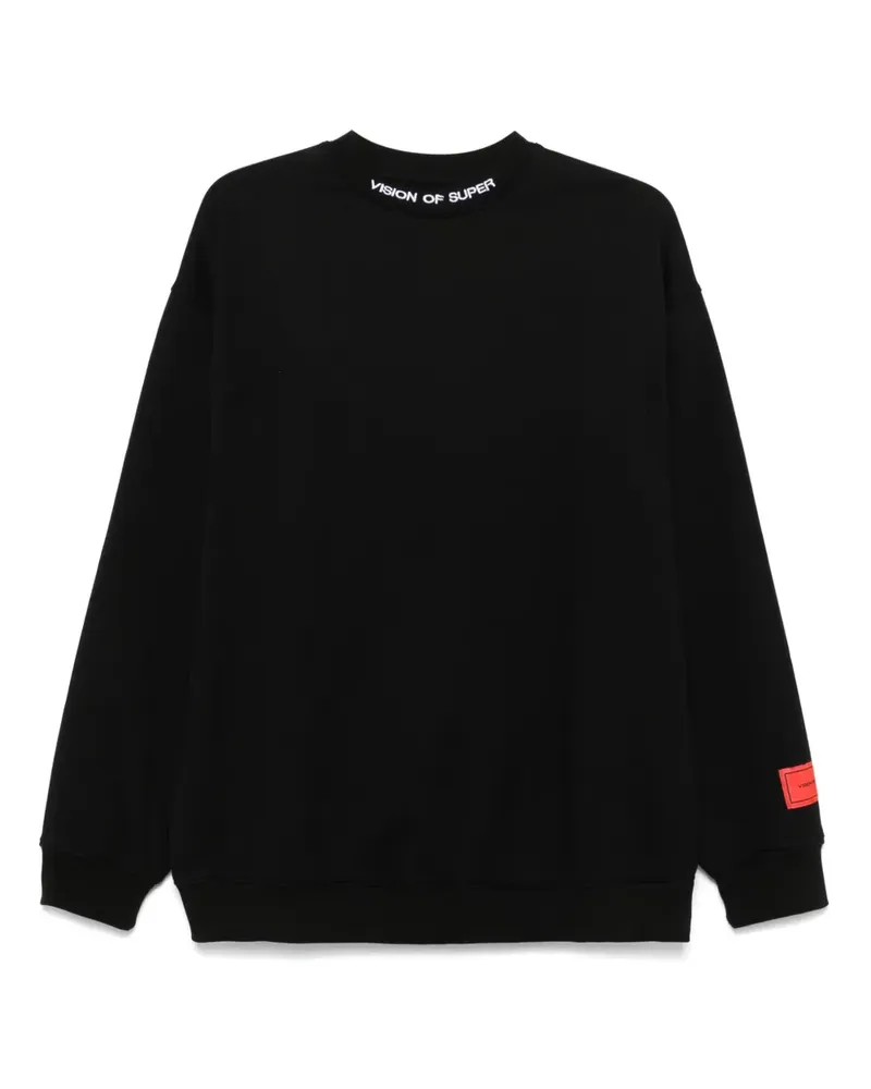 Vision Of Super Sweatshirt mit Logo-Stickerei - Schwarz Schwarz