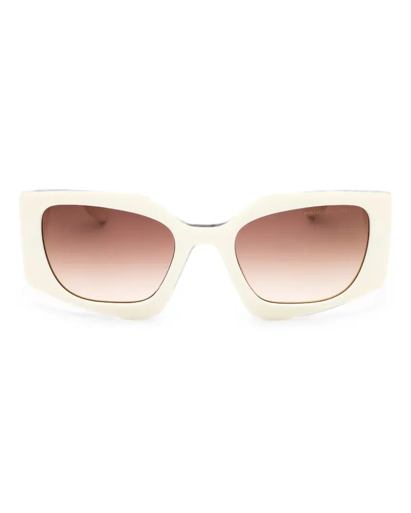 Marc Jacobs logo-print sunglasses - Nude Nude