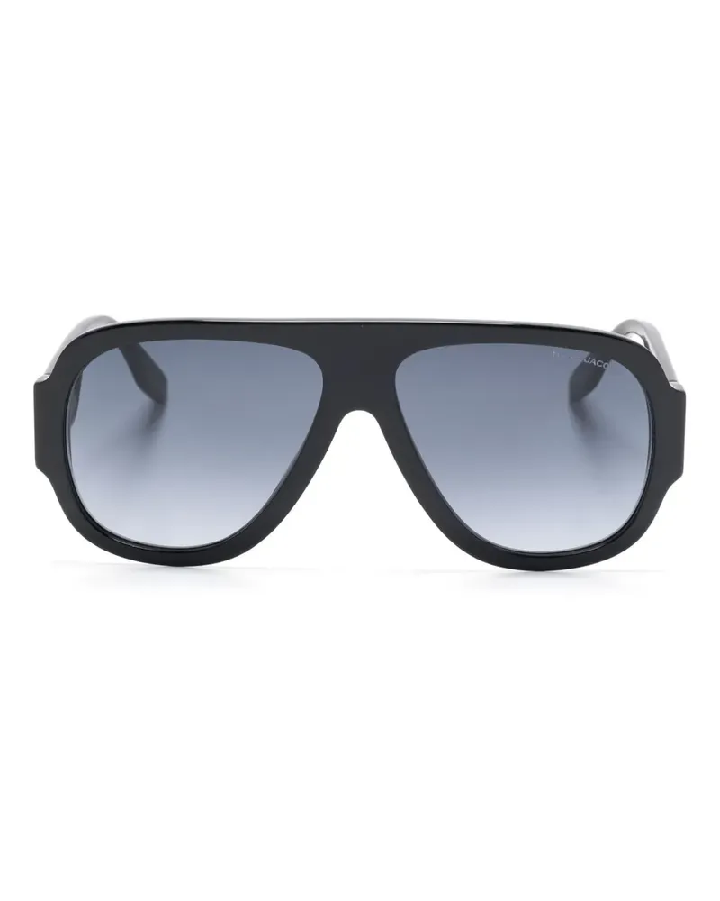 Marc Jacobs Klassische Pilotenbrille - Schwarz Schwarz
