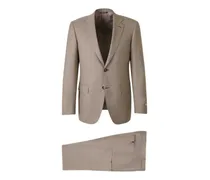 Geknöpfter Anzug - Braun