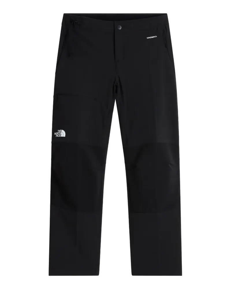 The North Face panelled logo-print trousers - Schwarz Schwarz