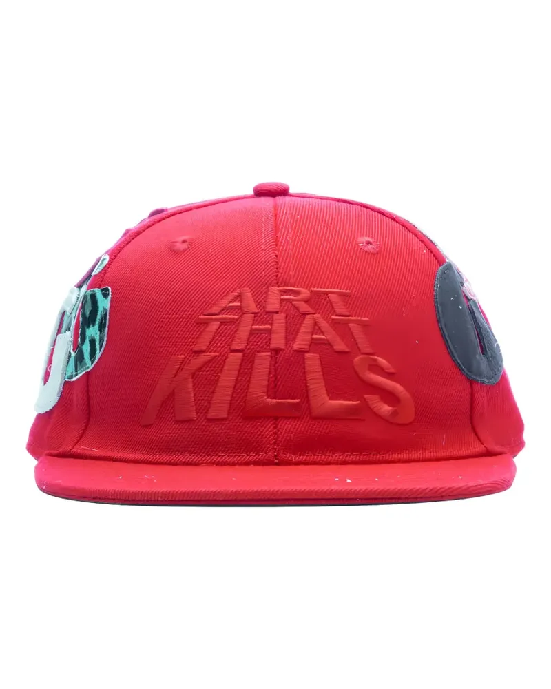 GALLERY DEPT. Baseballkappe mit ATK G-Applikation - Rot Rot