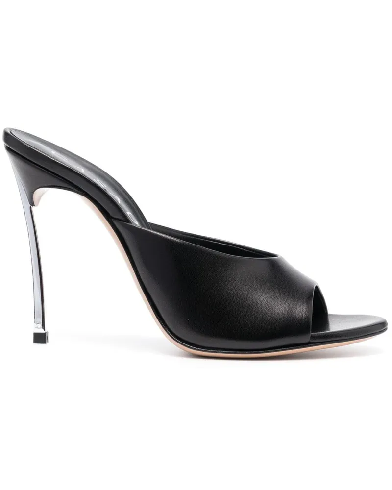 Casadei Mules mit Absatz 110mm - Schwarz Schwarz