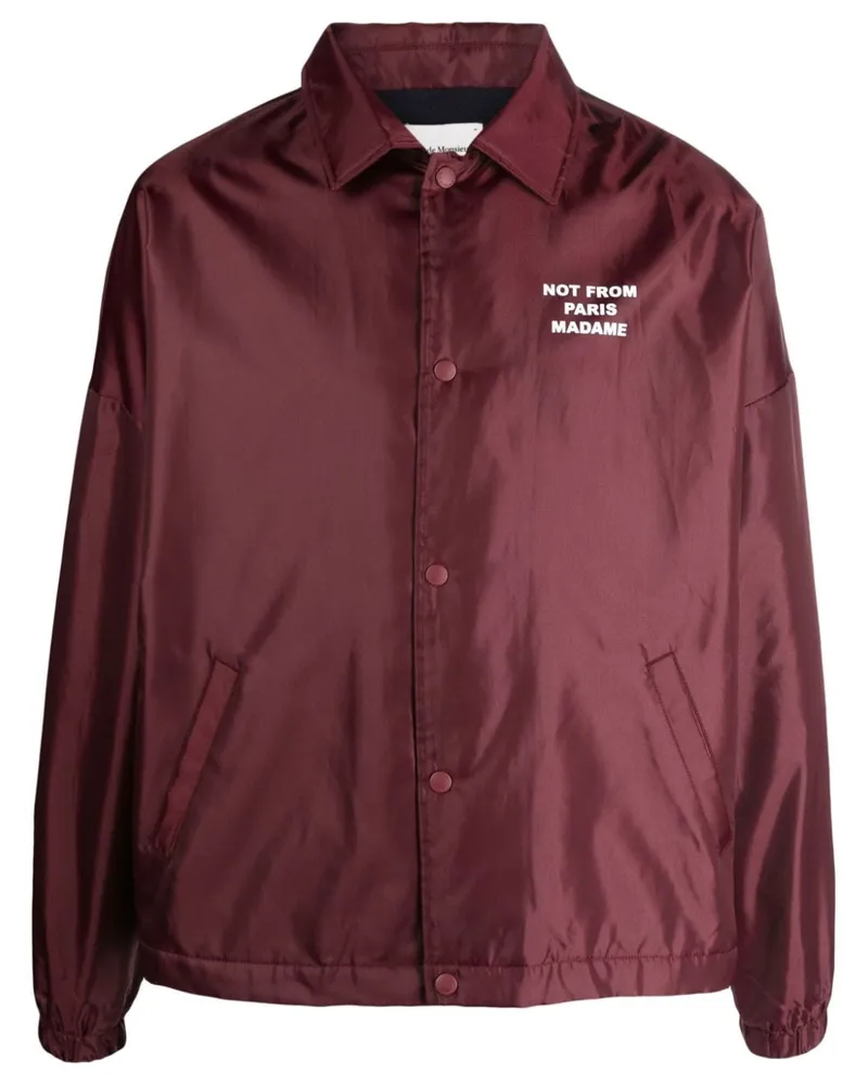 Drôle de Monsieur Bomberjacke mit Druckknöpfen - Violett Violett