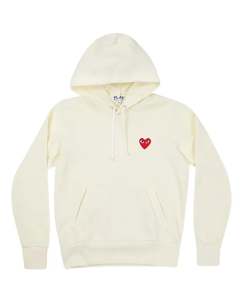 Comme des Garçons Hoodie mit Herz-Logo - Nude Nude