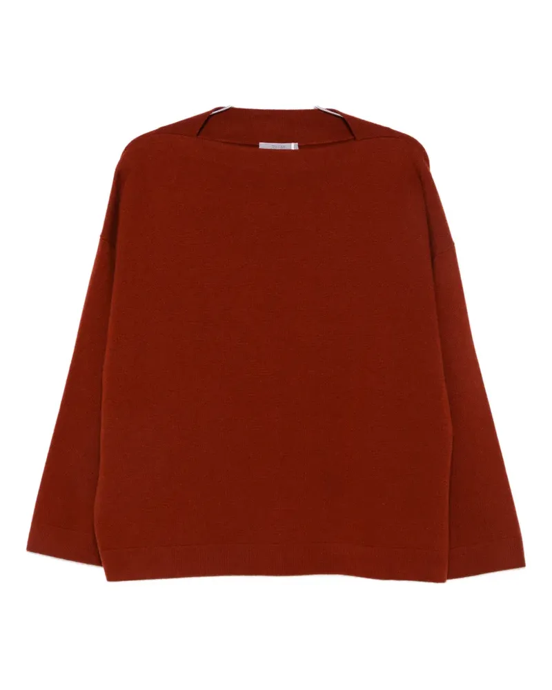 Dušan boat-neck sweater - Orange Orange