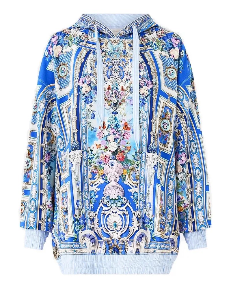 Camilla Hoodie im Oversized-Look - Blau Blau