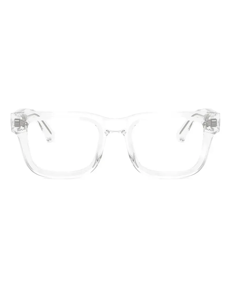 Emporio Armani Brille mit eckigem Gestell - Weiß Weiß