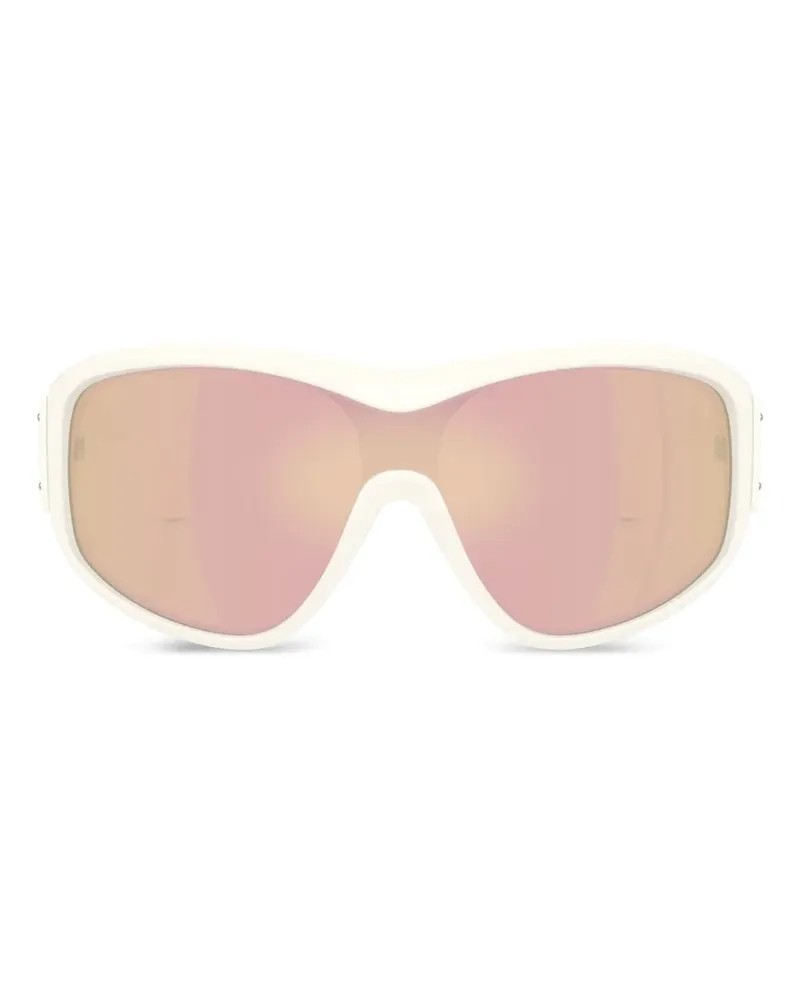 Moncler Thyra navigator-frame sunglasses - Weiß Weiß
