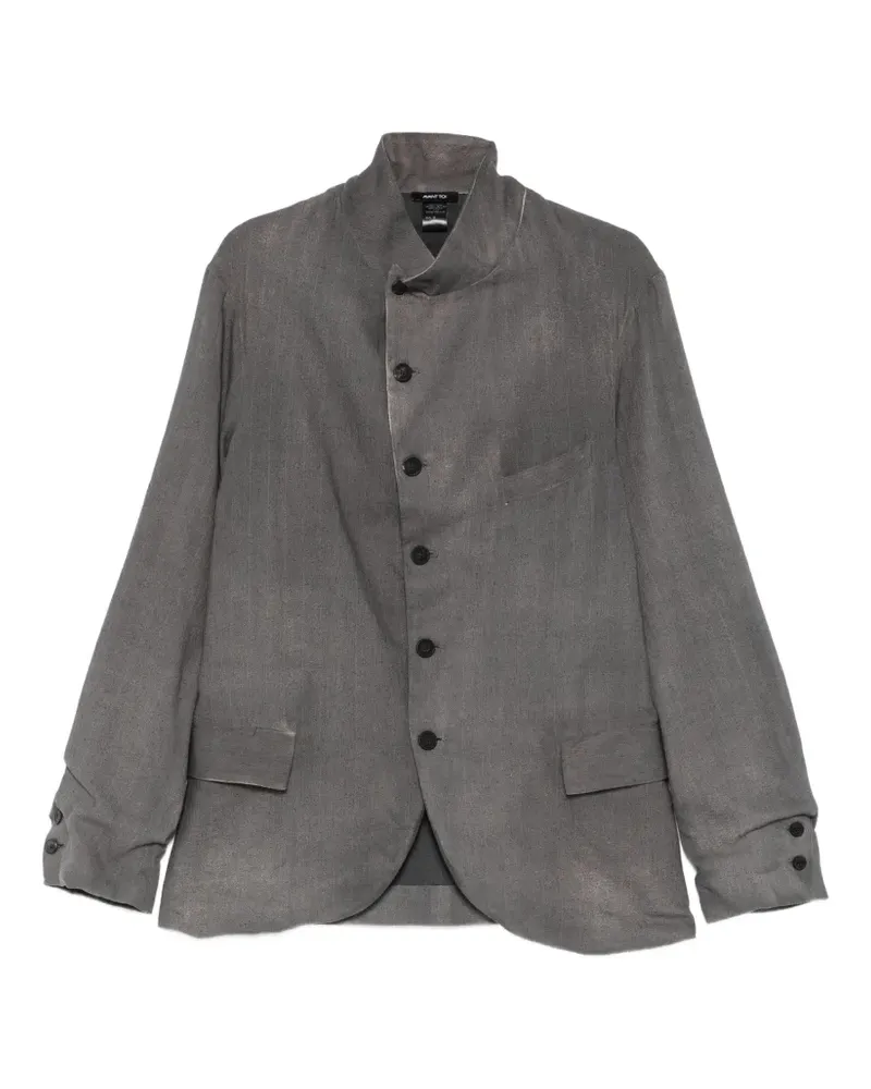 Avant Toi button-up funnel-neck blazer - Grün Grün