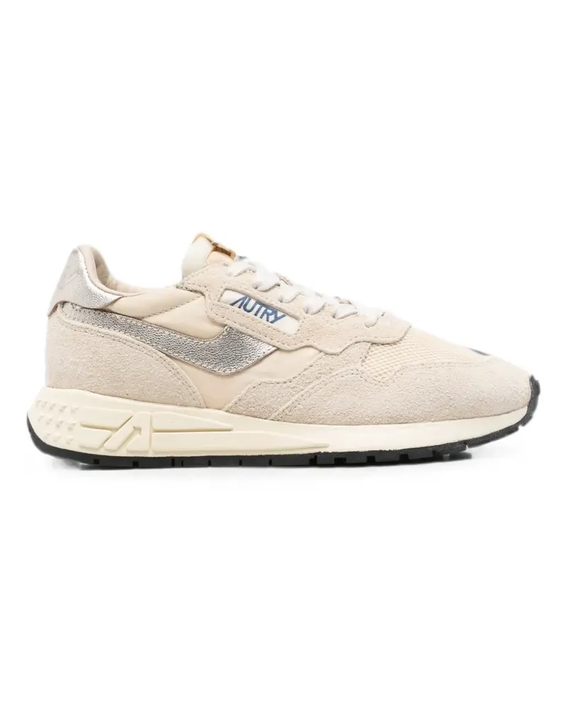 AUTRY Reelwind panelled suede sneakers - Nude Nude
