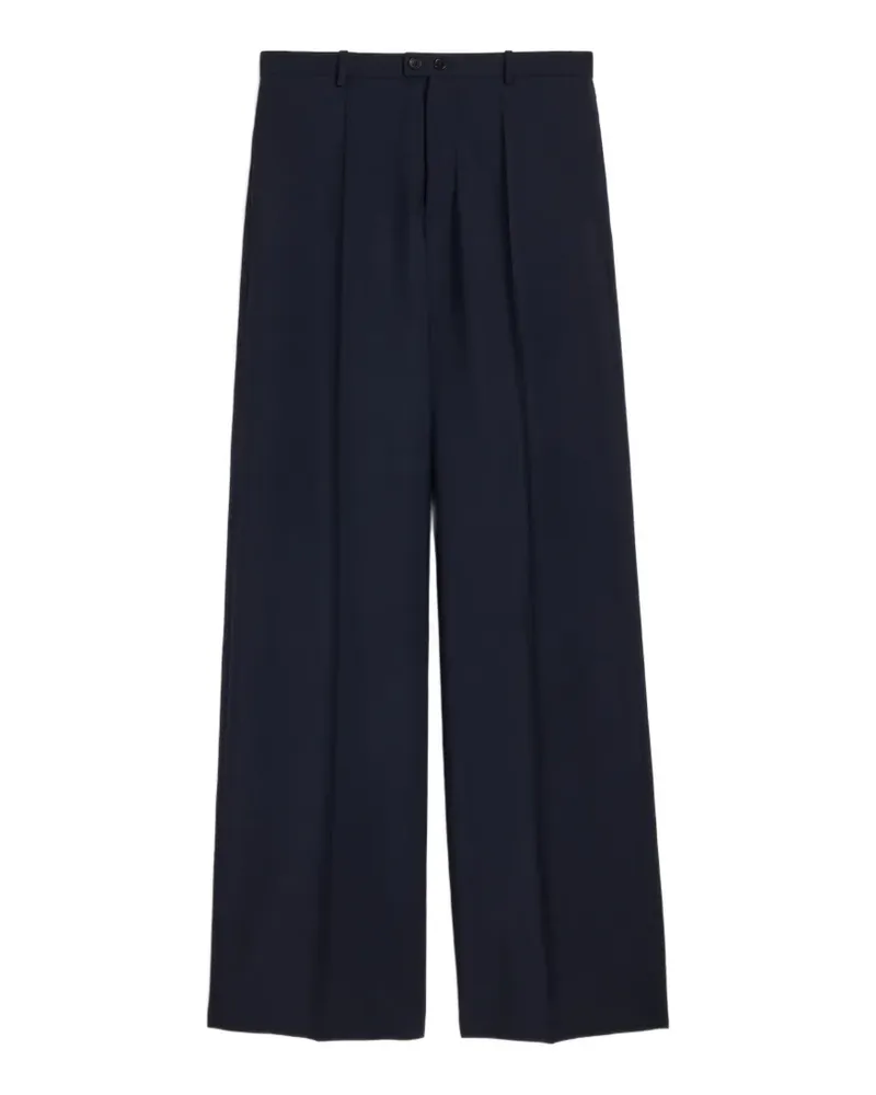 Jil Sander wool canvas trousers - Blau Blau