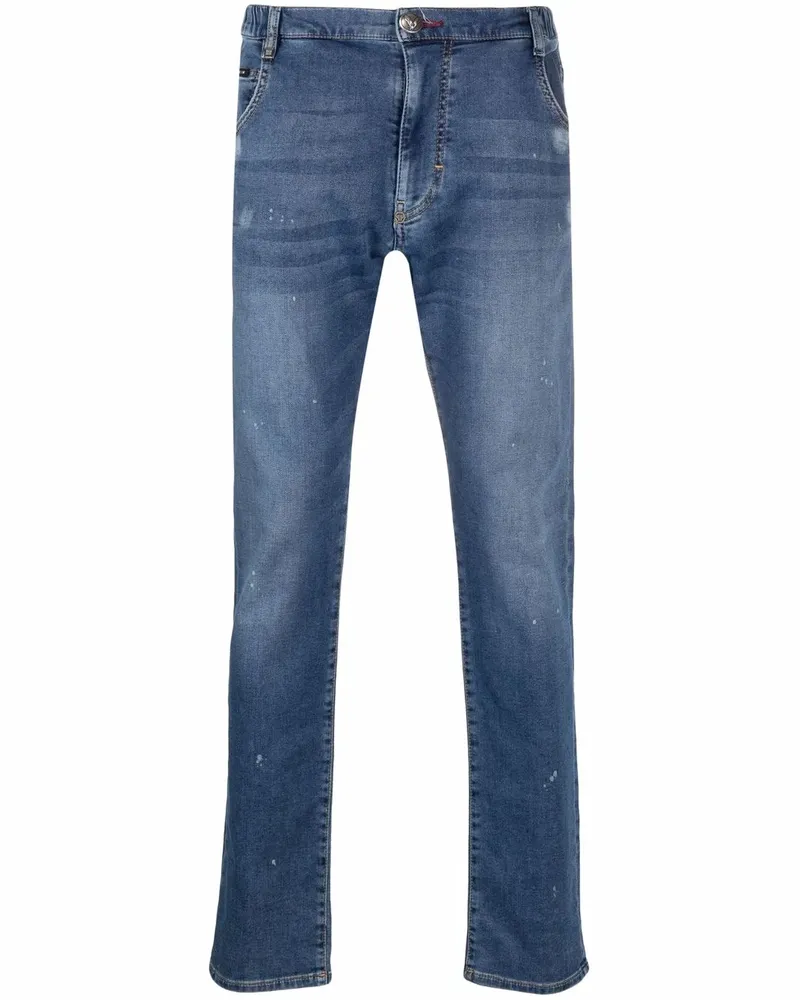 Philipp Plein Jeans mit geradem Bein - Blau Blau