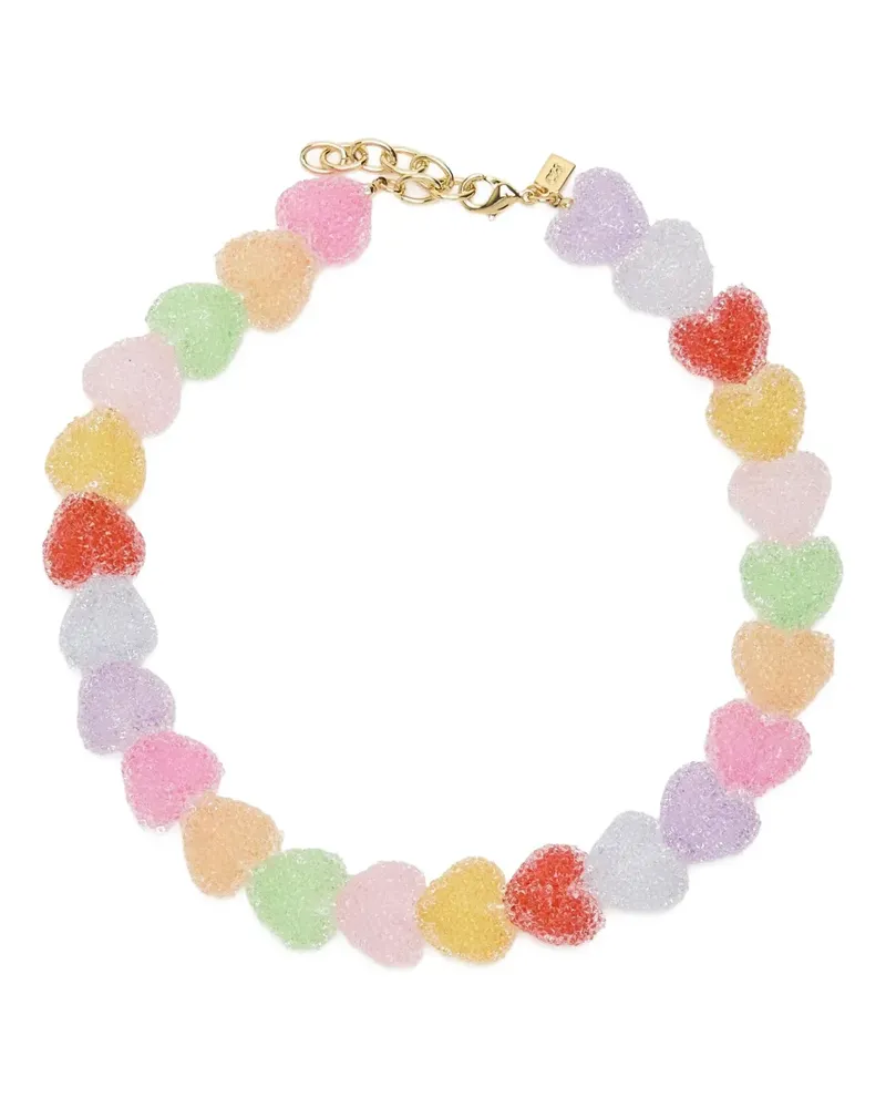 CRYSTAL HAZE Jelly heart-shaped necklace - Gold Gold