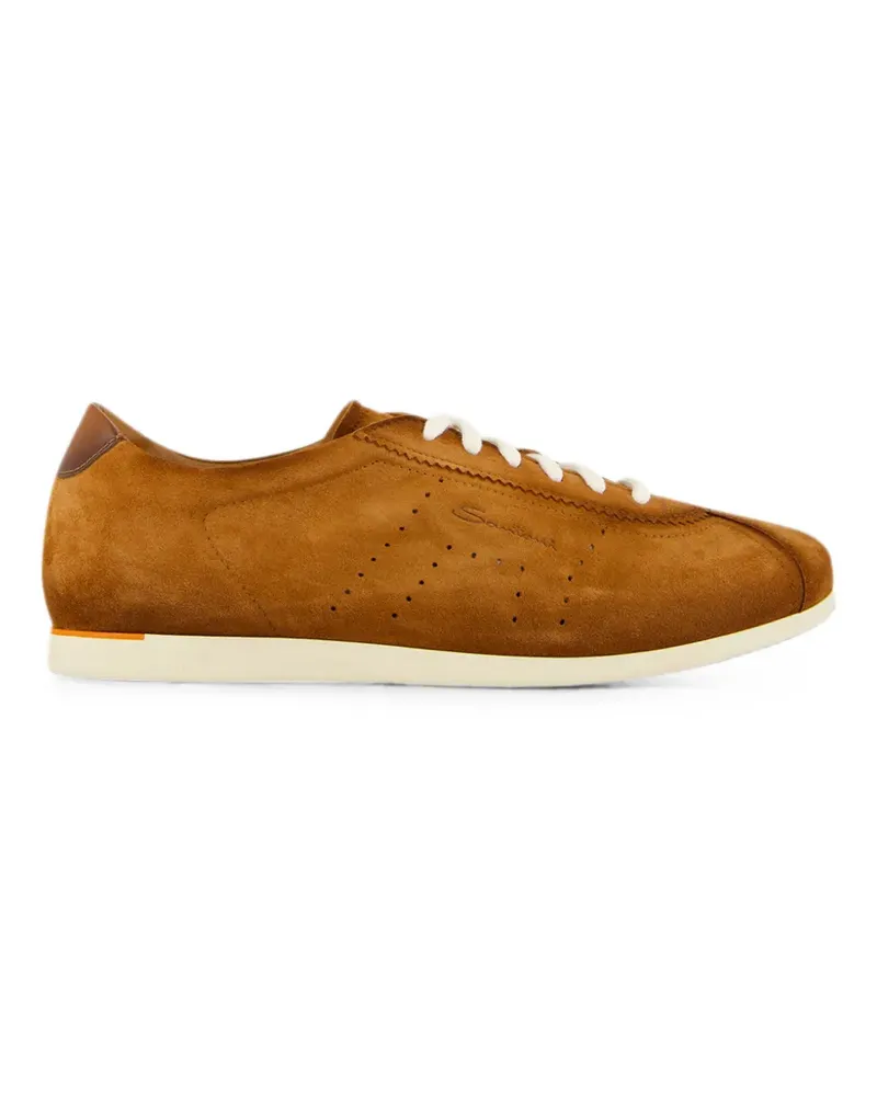 Santoni Sneakers aus Wildleder - Braun Braun