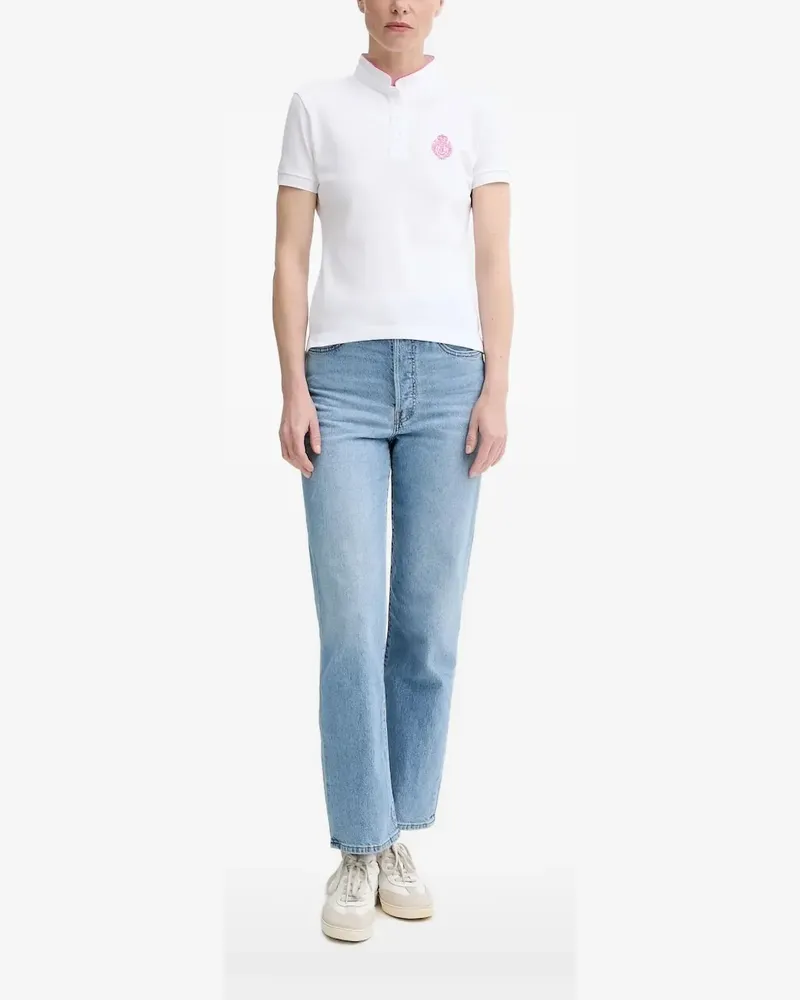 The Kooples Poloshirt mit Logo-Stickerei - Weiß Weiß