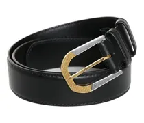 engraved leather belt