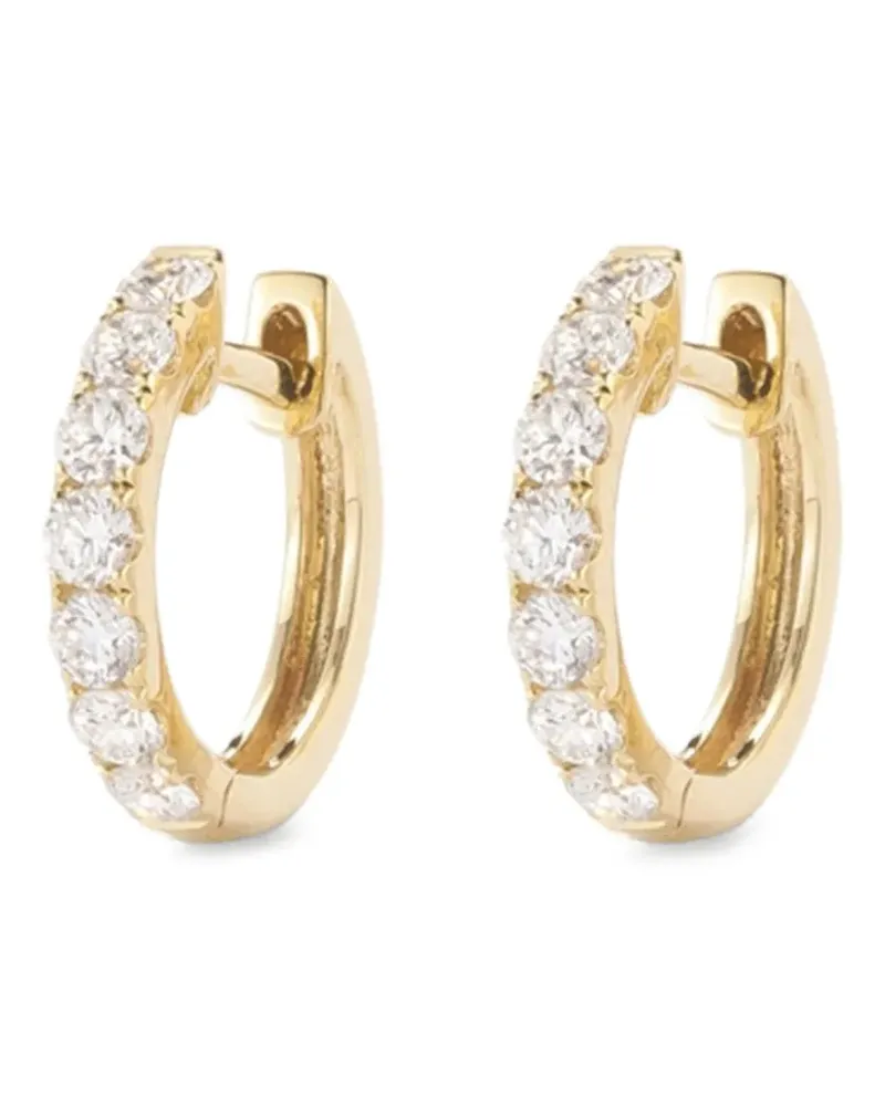 Robinson Pelham 14K yellow gold hoop diamond earrings Gold