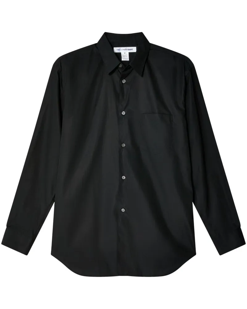 Comme des Garçons Klassisches Hemd - Schwarz Schwarz