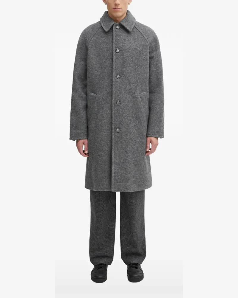 A.P.C. Mantel mit Knopfverschluss - Grau Grau