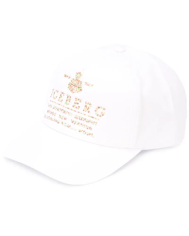 Iceberg Baseballkappe mit Logo - Weiß Weiß