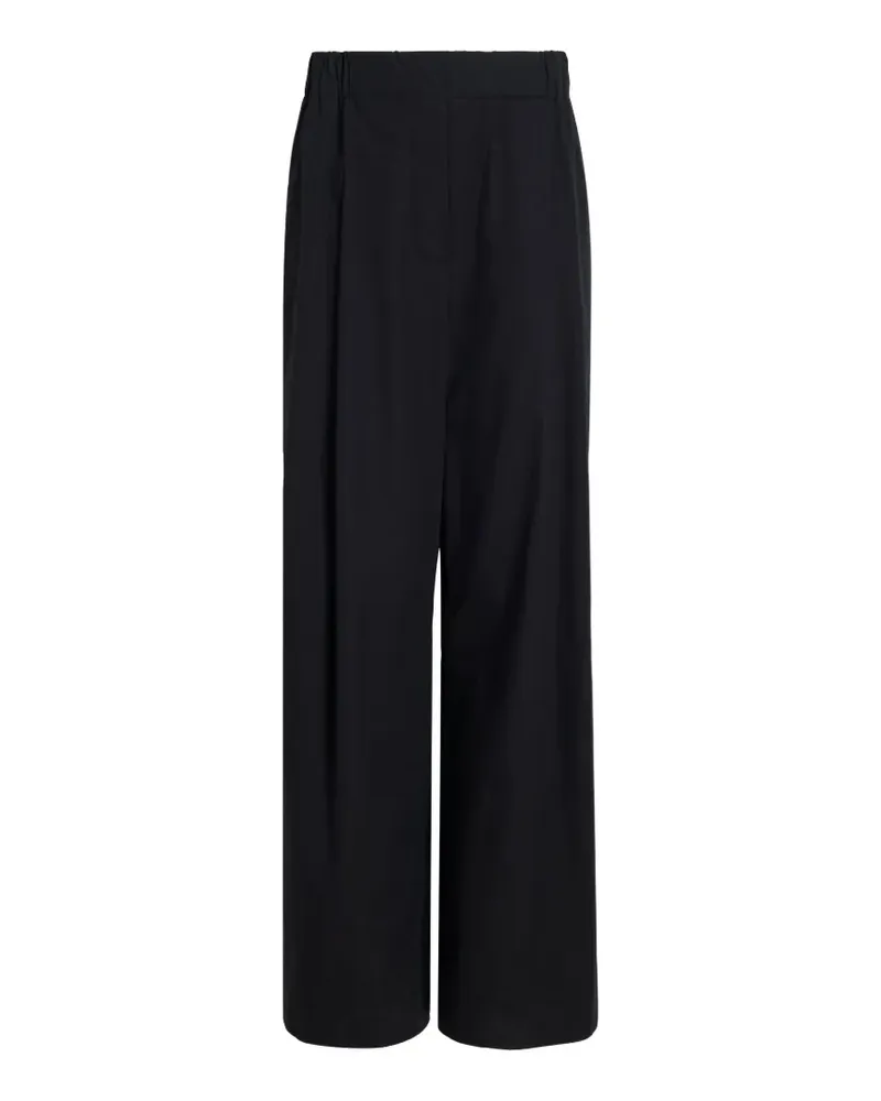 Proenza Schouler Lissia Hose aus klassischem Baumwollhemd - Schwarz Schwarz
