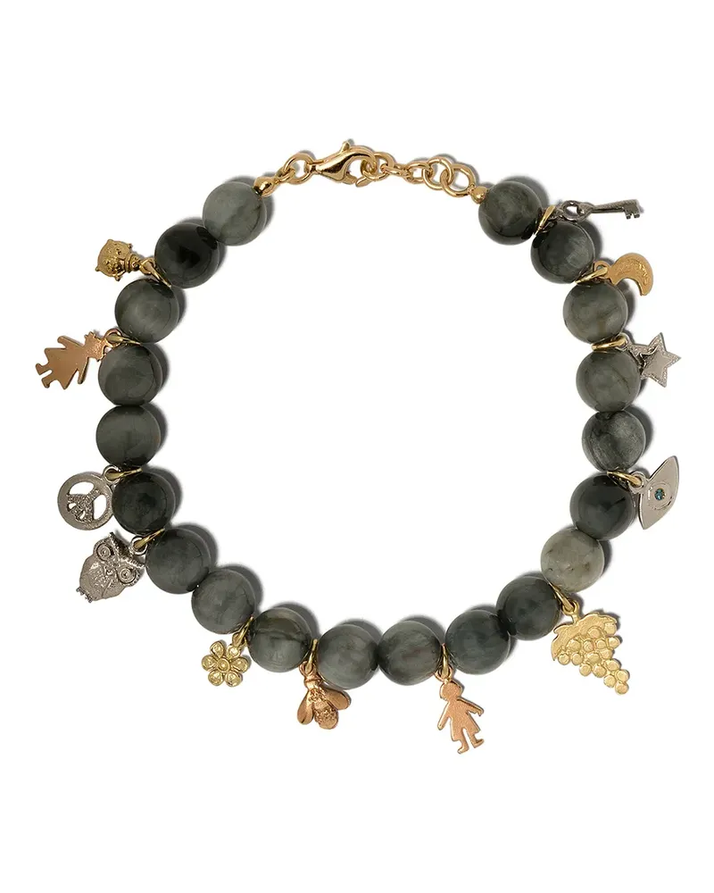 Carolina Bucci 18kt 'Lucky Charms' Gelbgoldarmband - Metallic Metallic