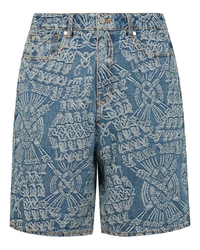 Daily Paper Klassische Jeans-Shorts - Blau Blau
