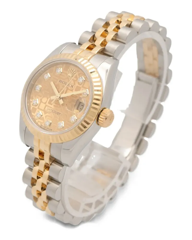 Rolex 2010s Datejust diamond 26mm watch - Gold Gold